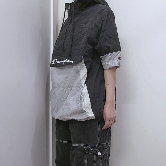 Champion Short Sleeve Anorak Windbreaker - Picture 2 of 7